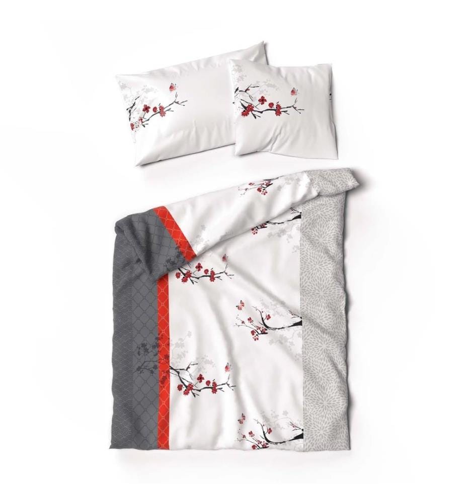 LOTUS - Parure de lit Jersey Noyama - 160 x 240 cm