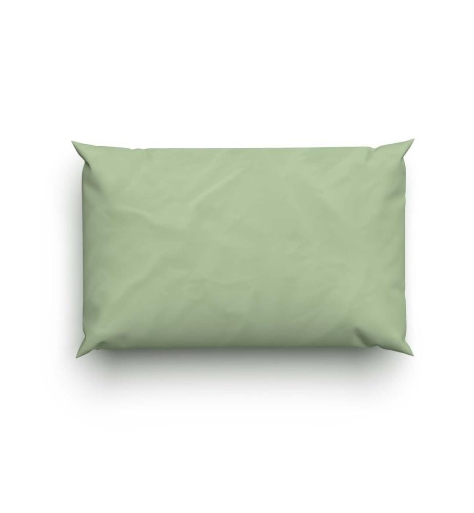 LOTUS - Literie satin uni sauge - 65 x 100 cm