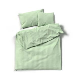 LOTUS - Literie Satin Seersucker uni sauge - 200 x 210 cm