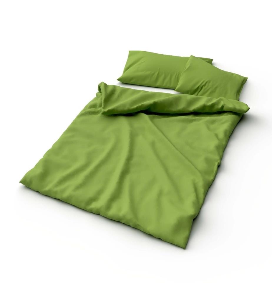 LOTUS - Literie Bambou Uni Kiwi - 240 x 240 cm