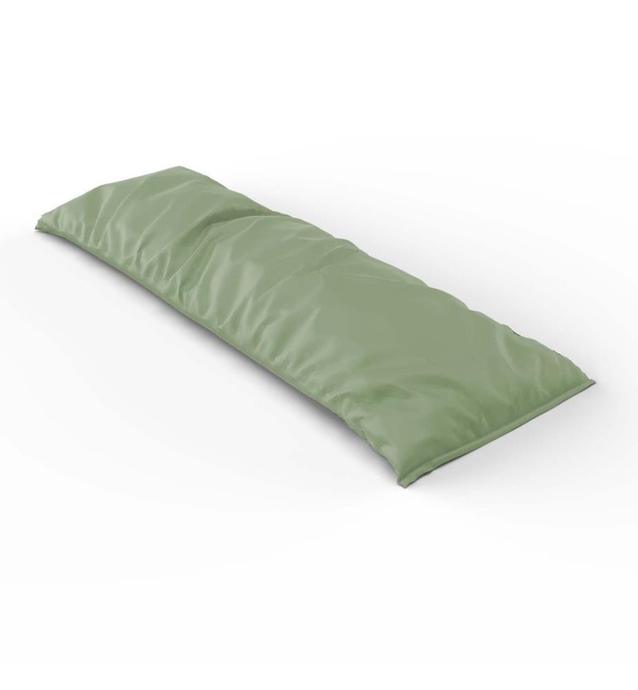 LOTUS - Oreiller pour dormir sur le côté Housse satin uni sauge