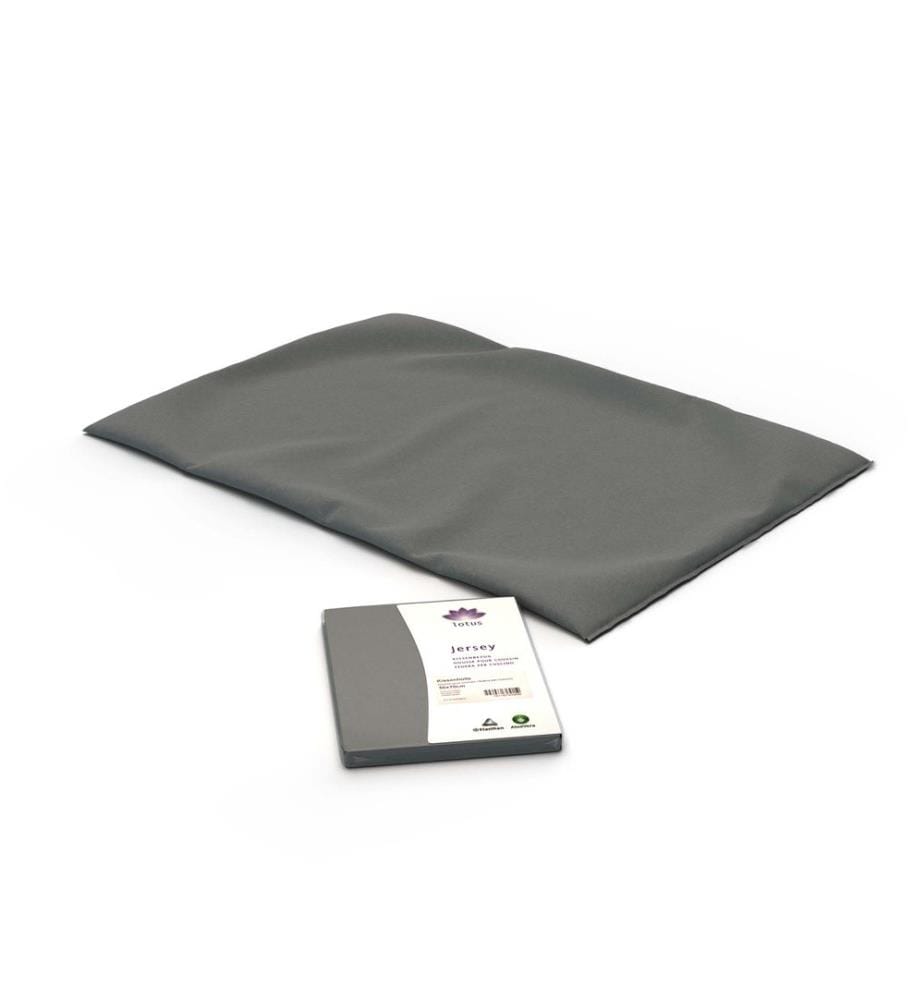 LOTUS - Taie d'oreiller Souplesse Gris foncé