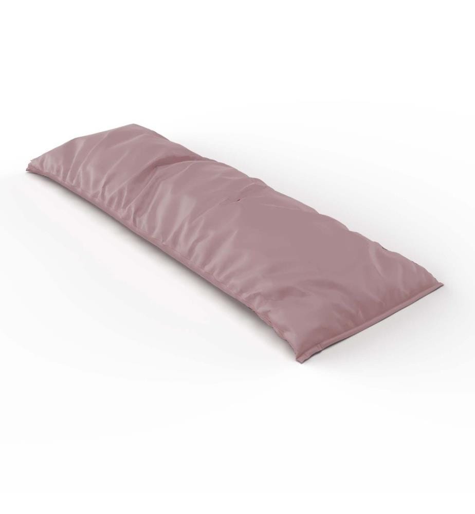 LOTUS - Coussin pour dormir sur le côté Housse satin uni mauve