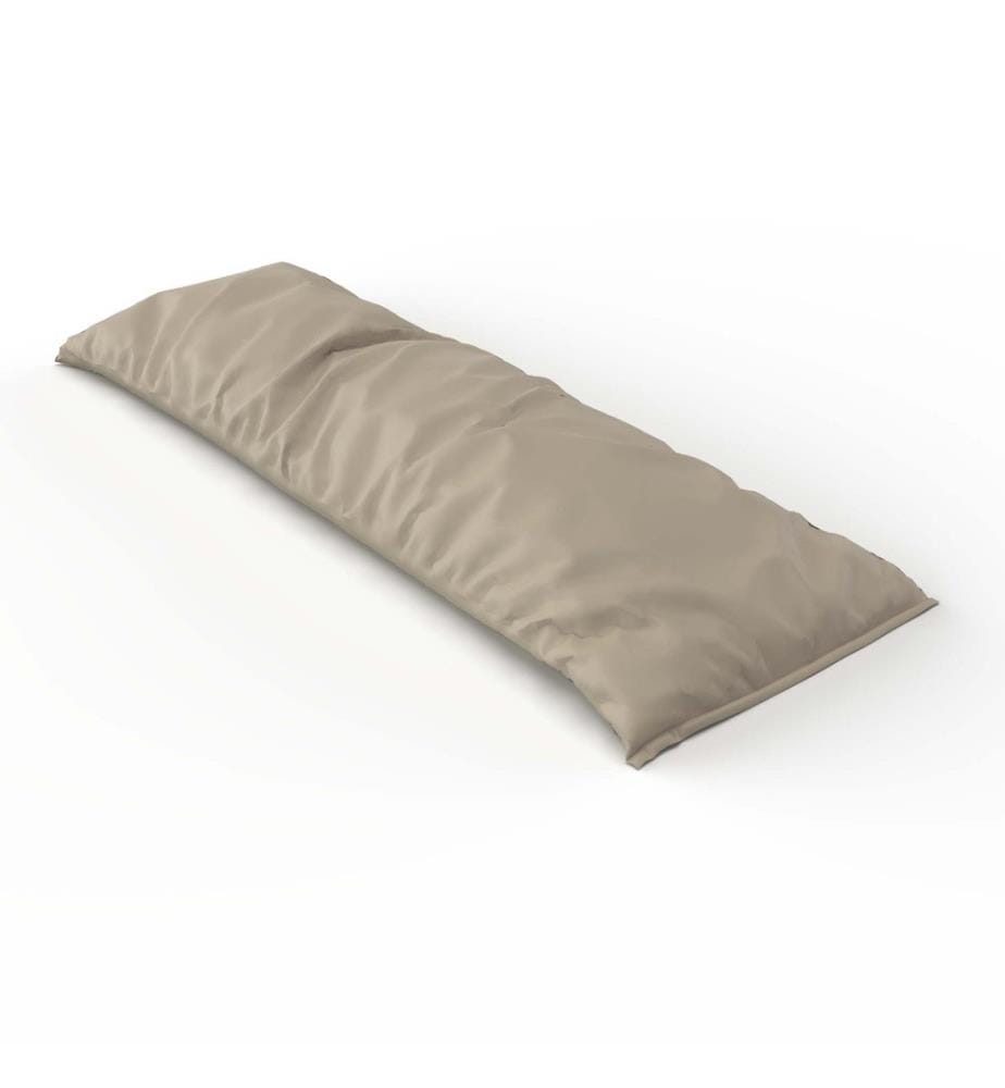 LOTUS - Coussin pour dormir sur le côté Housse satin uni taupe