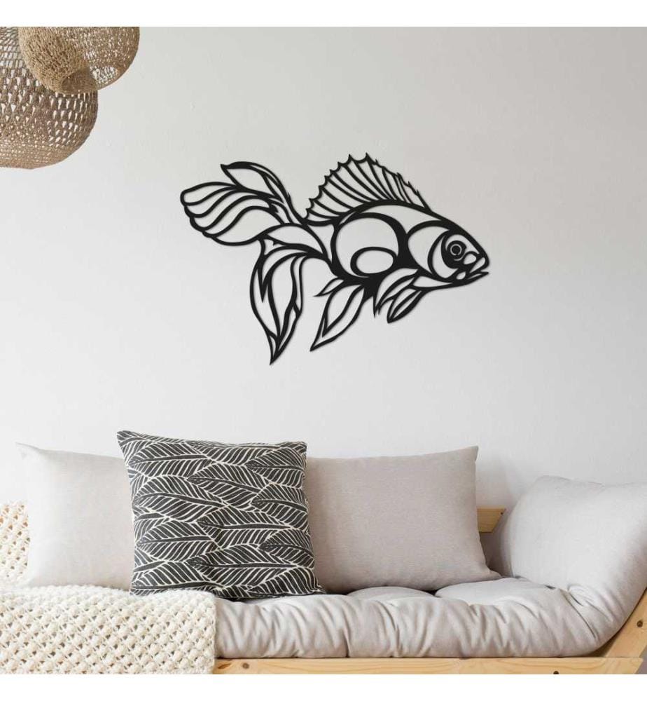 Wallity Decorative Metal Wall Accessory, Black, … DeinDeal