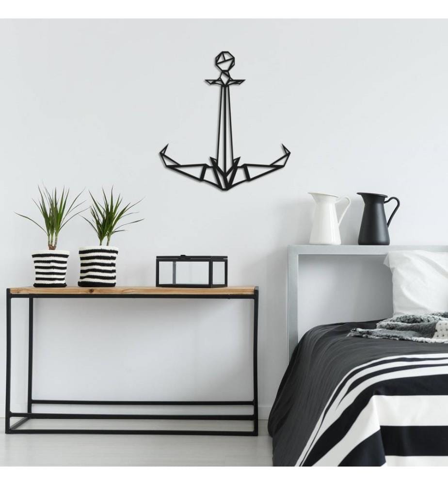 Wallity Decorative Metal Wall Accessory, Black, … DeinDeal