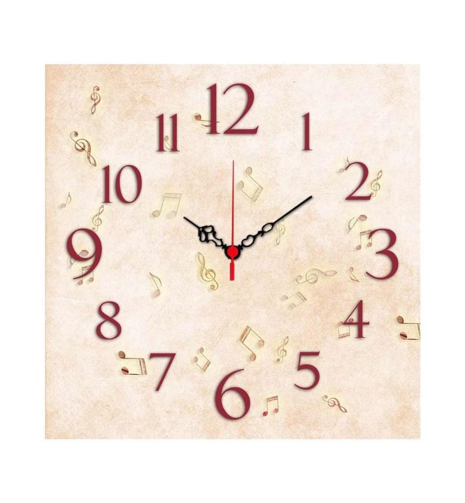 Dekorative MDF-Uhr, Multicolor, Mdf