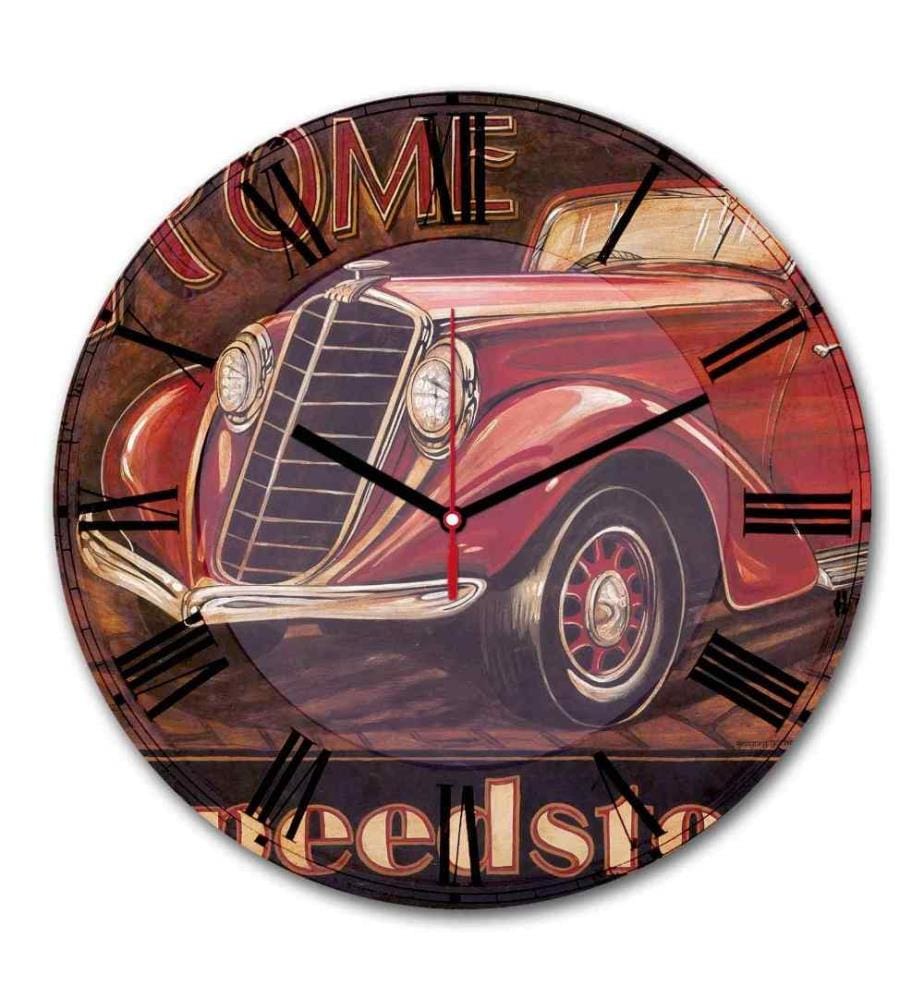 Dekorative MDF-Uhr, Multicolor, Mdf