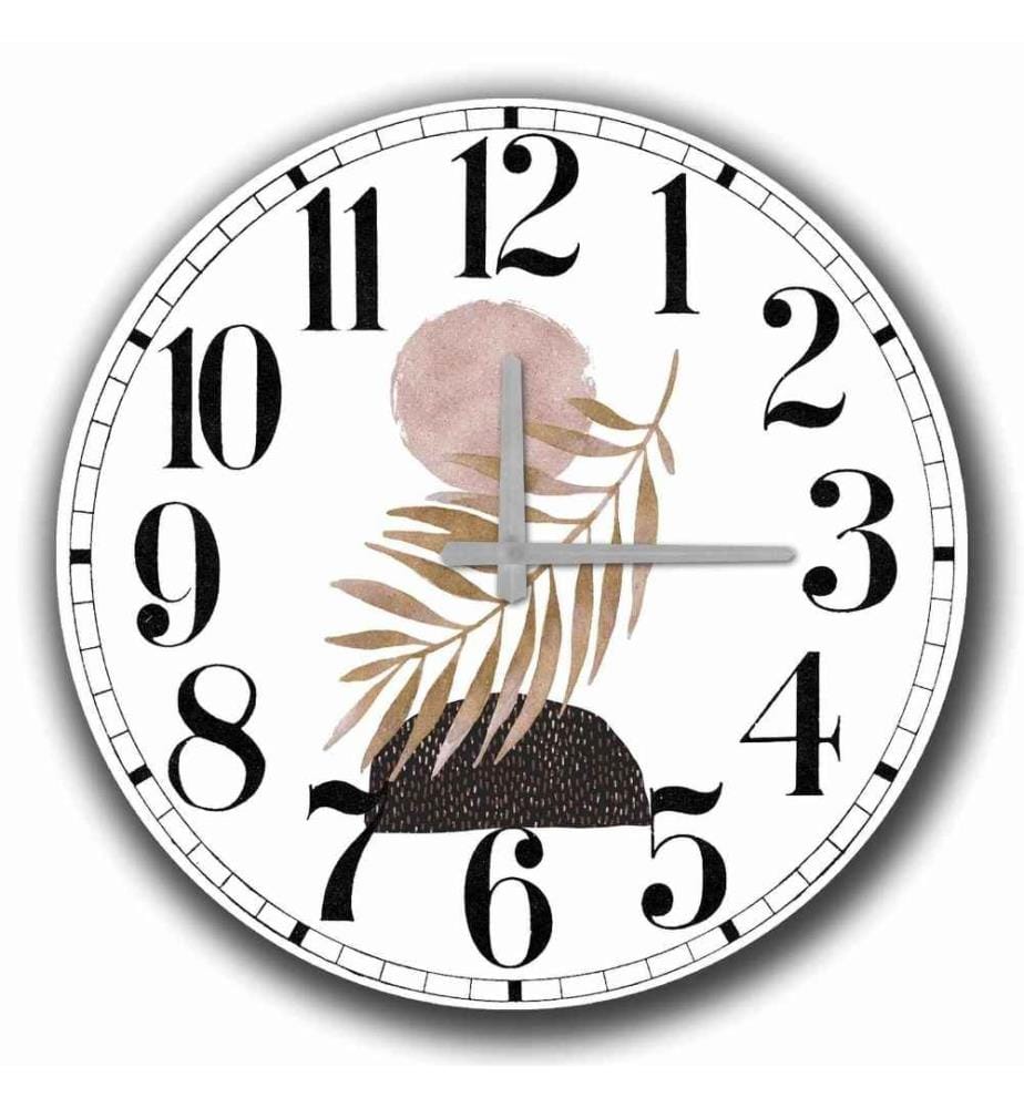Dekorative MDF-Uhr, Multicolor, Mdf