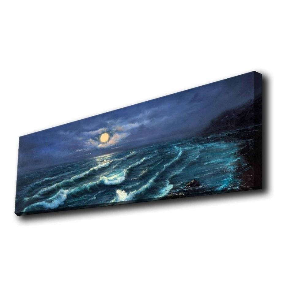 Dekorative Leinwandbilder mit Led-Beleuchtung, Multicolor, Polyester-Leinwand