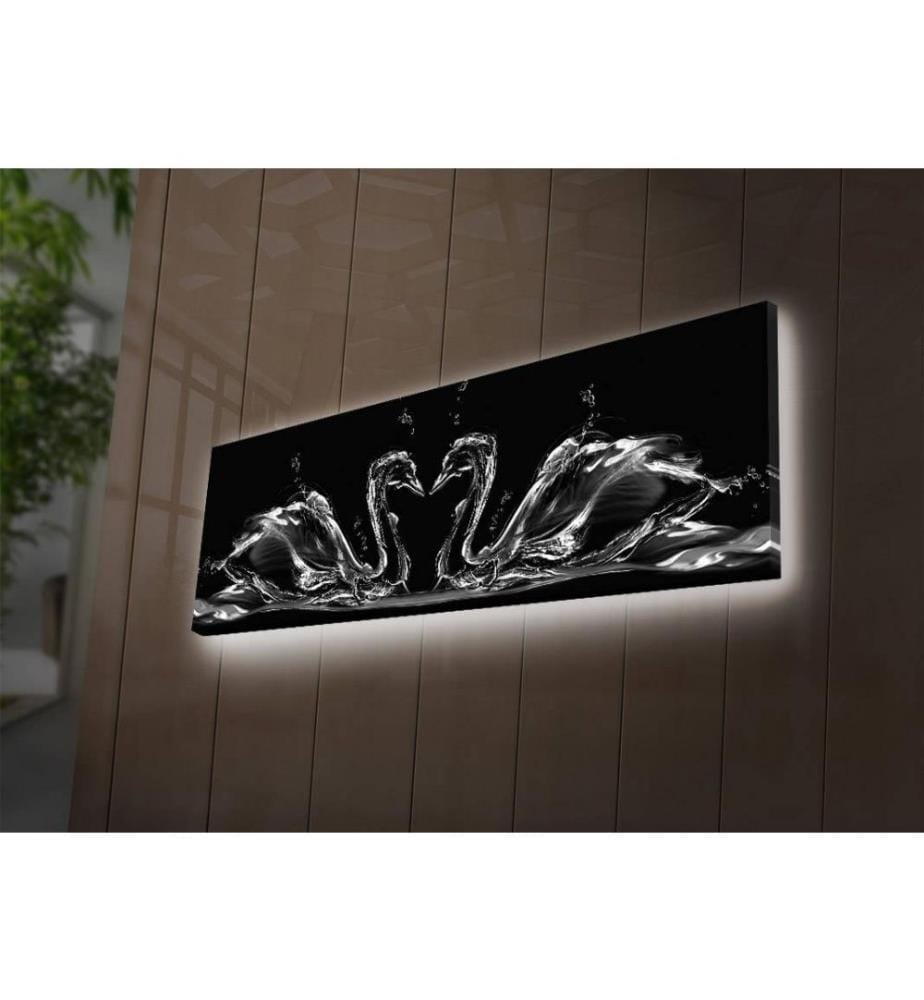 Dekorative Led beleuchtet Leinwand Gemälde, Multicolor, Wildleder Leinwand