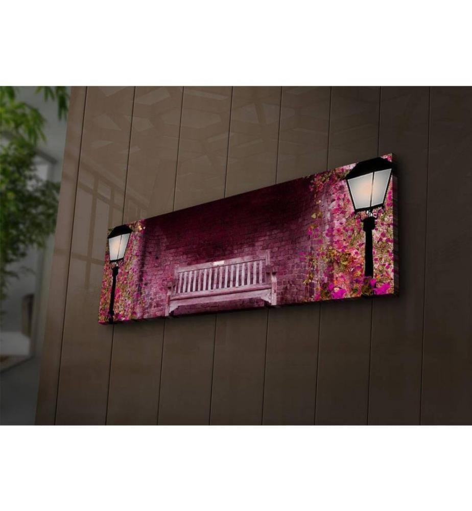 Dekorative Led beleuchtet Leinwand Gemälde, Multicolor, Wildleder Leinwand
