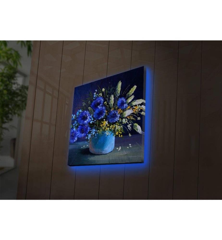 Dekorative Led beleuchtet Leinwand Gemälde, Multicolor, Wildleder Leinwand