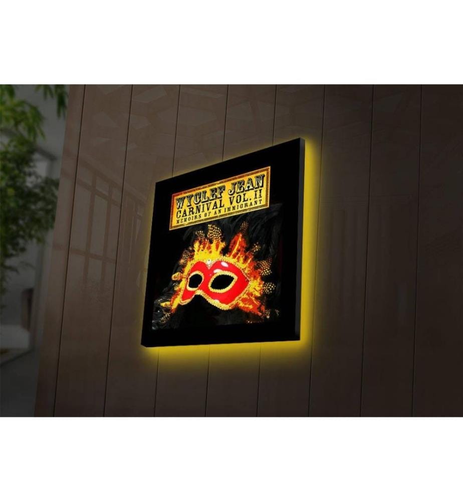 Dekorative Led beleuchtet Leinwand Gemälde, Multicolor, Wildleder Leinwand