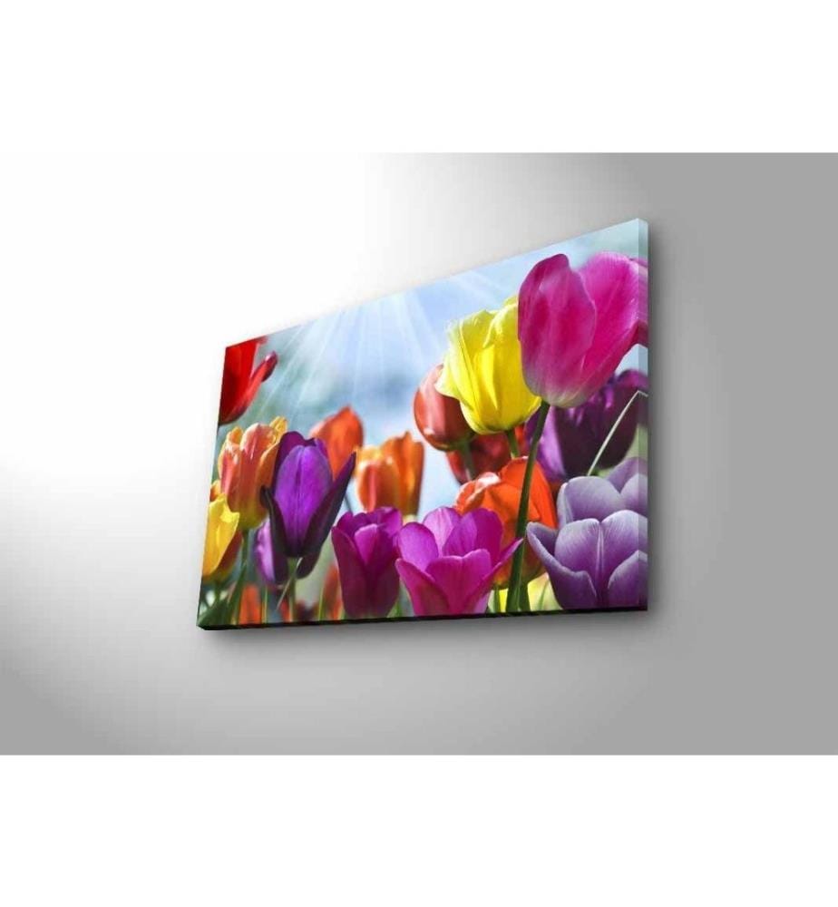 Dekorative Led beleuchtet Leinwand Gemälde, Multicolor, Wildleder Leinwand