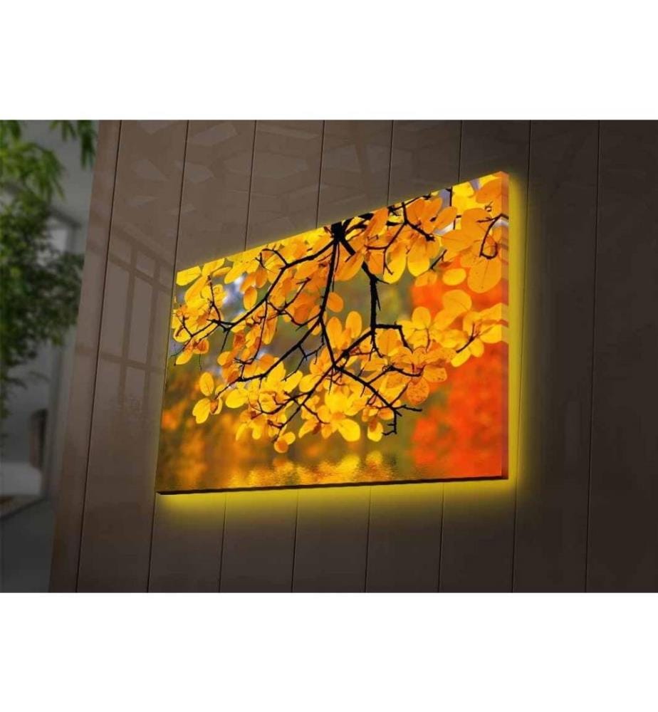 Dekorative Led beleuchtet Leinwand Gemälde, Multicolor, Wildleder Leinwand