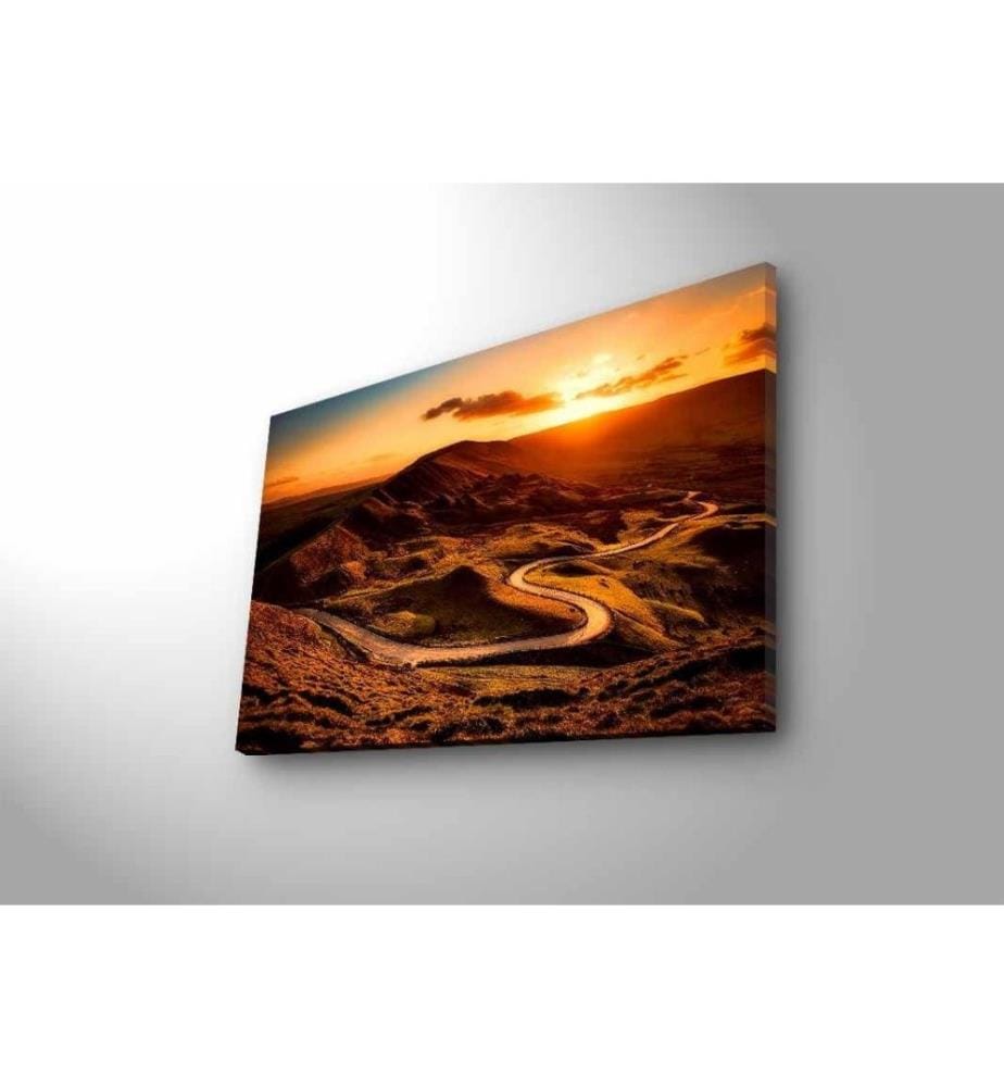 Dekorative Led beleuchtet Leinwand Gemälde, Multicolor, Wildleder Leinwand