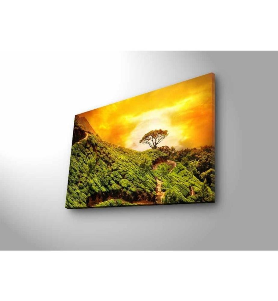 Dekorative Led beleuchtet Leinwand Gemälde, Multicolor, Wildleder Leinwand