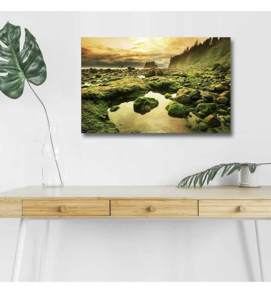 Dekorative Led beleuchtet Leinwand Gemälde, Multicolor, Wildleder Leinwand