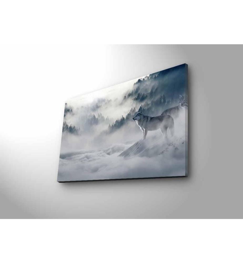 Dekorative Led beleuchtet Leinwand Gemälde, Multicolor, Wildleder Leinwand