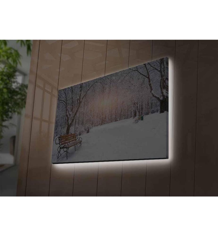 Dekorative Led beleuchtet Leinwand Gemälde, Multicolor, Wildleder Leinwand