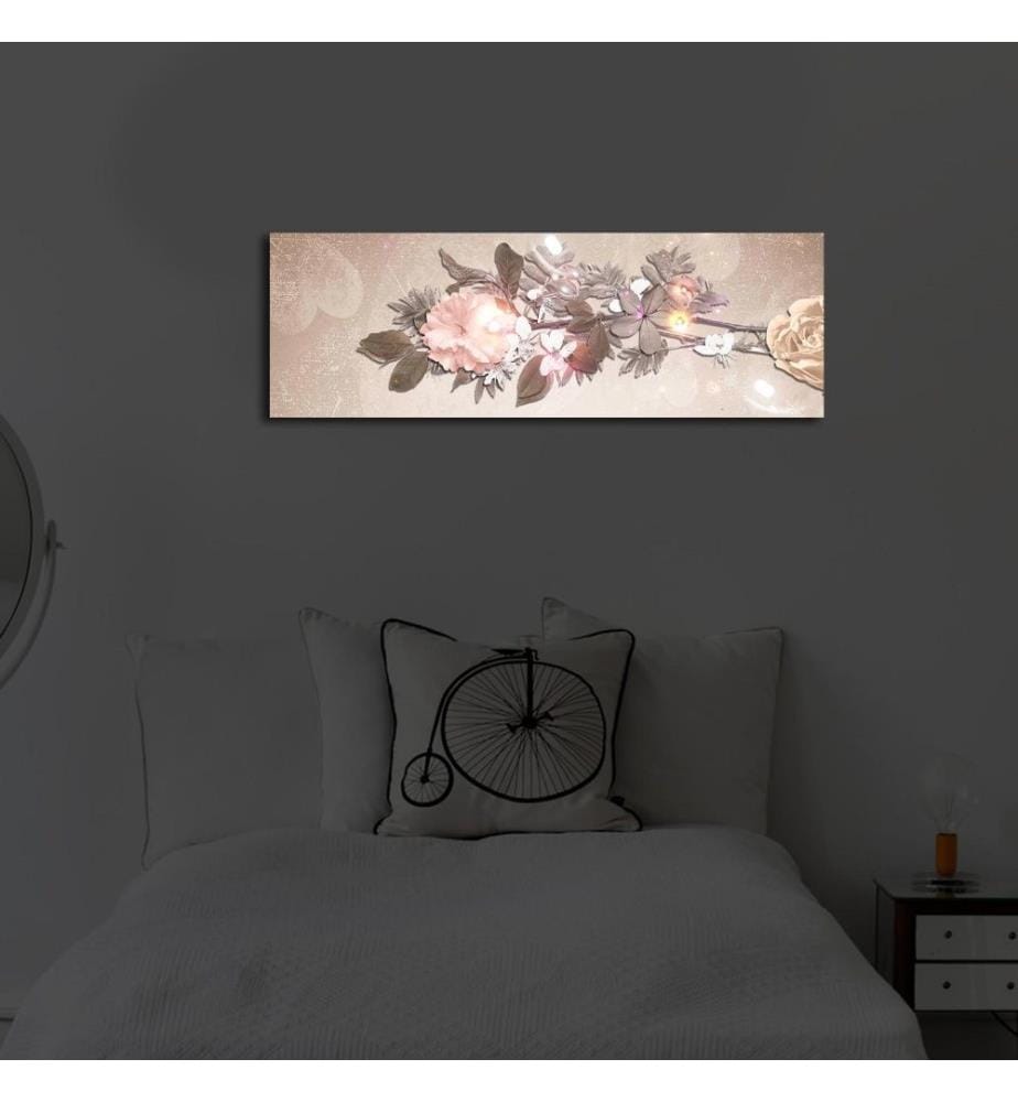 Dekorative Led beleuchtet Leinwand Gemälde, Multicolor, Wildleder Leinwand