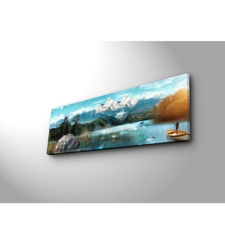 Dekorative Led beleuchtet Leinwand Gemälde, Multicolor, Wildleder Leinwand