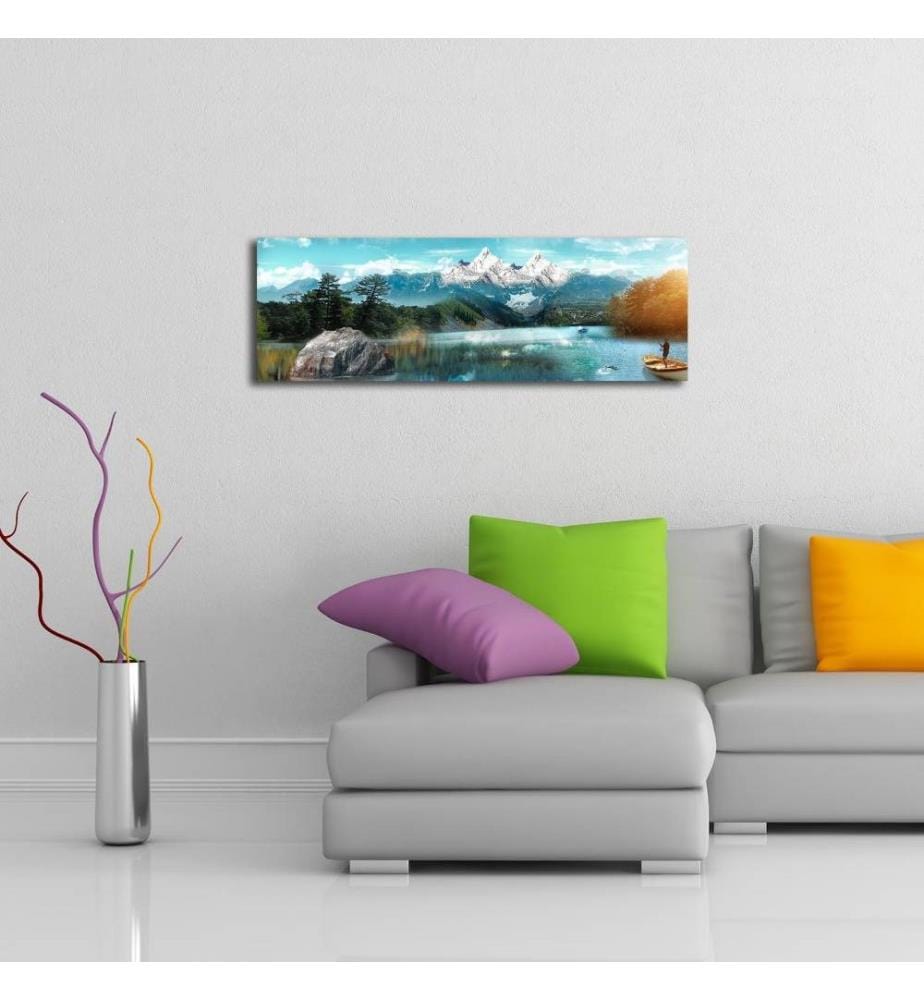 Dekorative Led beleuchtet Leinwand Gemälde, Multicolor, Wildleder Leinwand