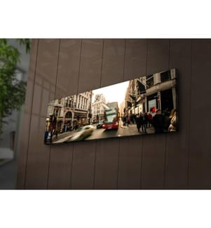 Dekorative Led beleuchtet Leinwand Gemälde, Multicolor, Wildleder Leinwand