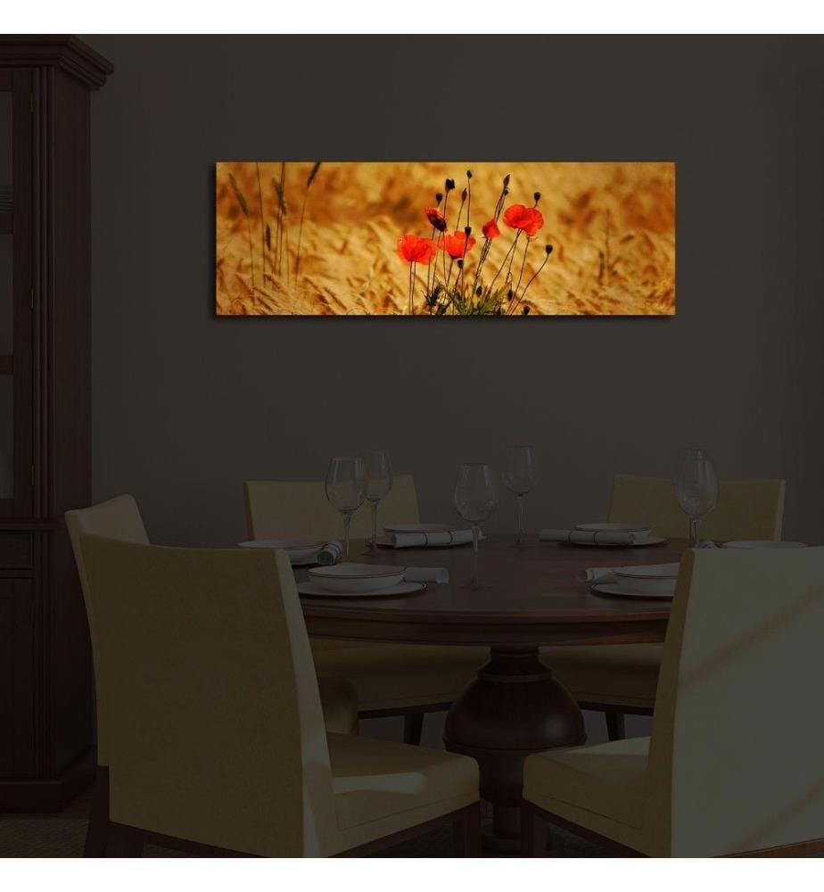 Dekorative Led beleuchtet Leinwand Gemälde, Multicolor, Wildleder Leinwand