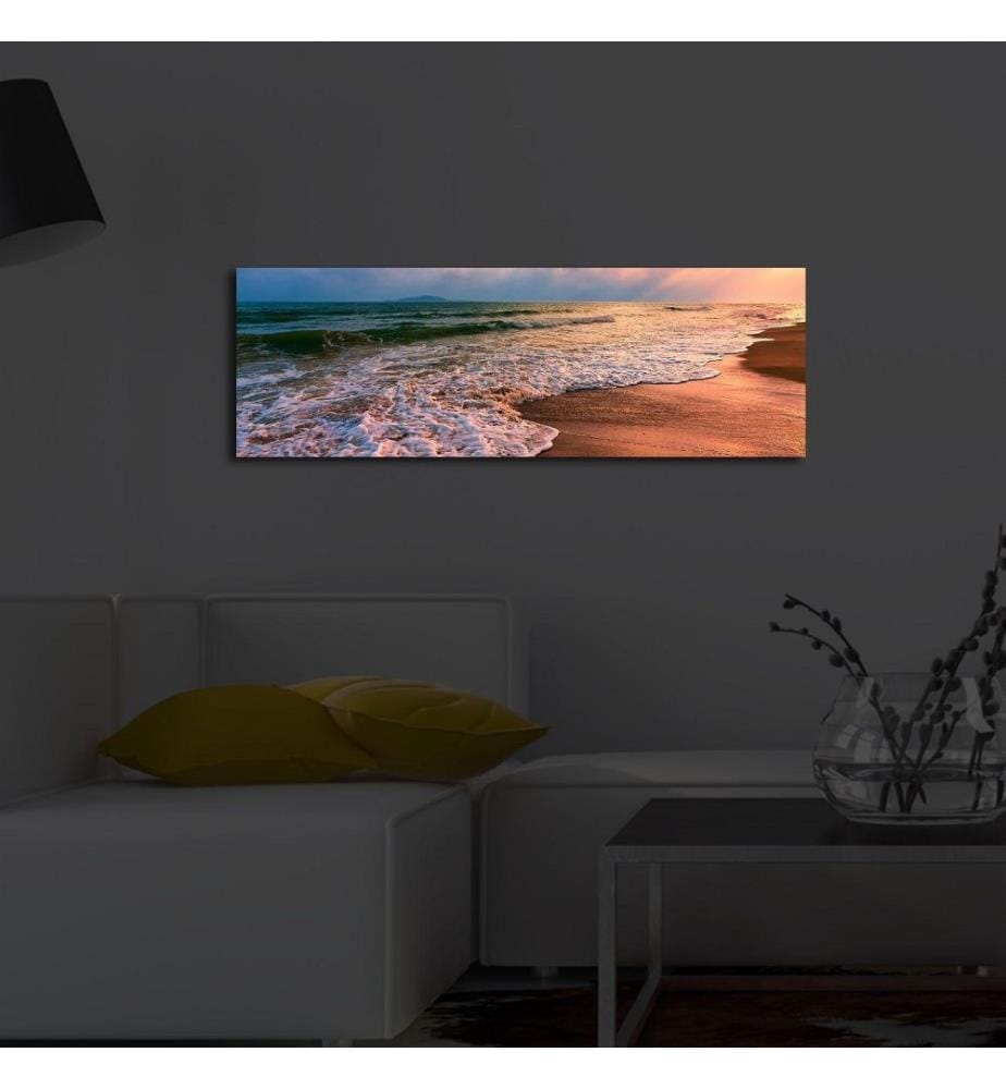 Dekorative Led beleuchtet Leinwand Gemälde, Multicolor, Wildleder Leinwand