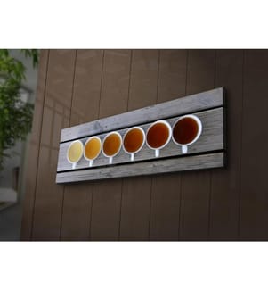 Dekorative Led beleuchtet Leinwand Gemälde, Multicolor, Wildleder Leinwand
