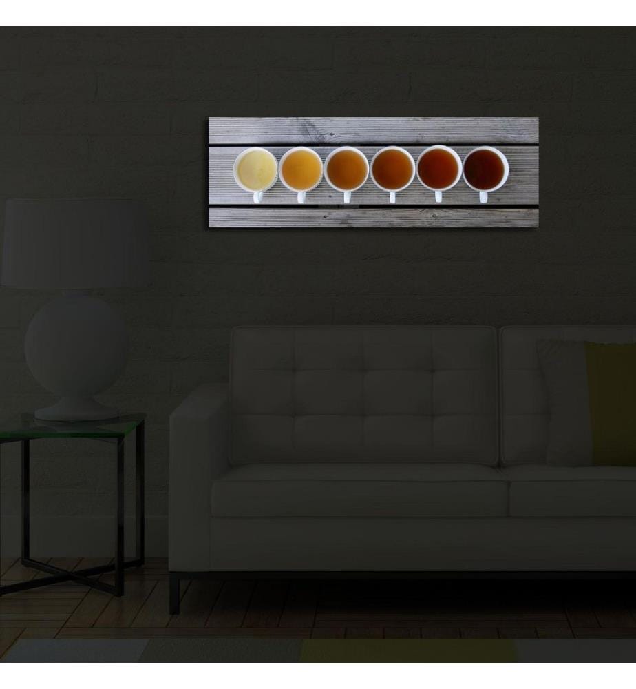 Dekorative Led beleuchtet Leinwand Gemälde, Multicolor, Wildleder Leinwand