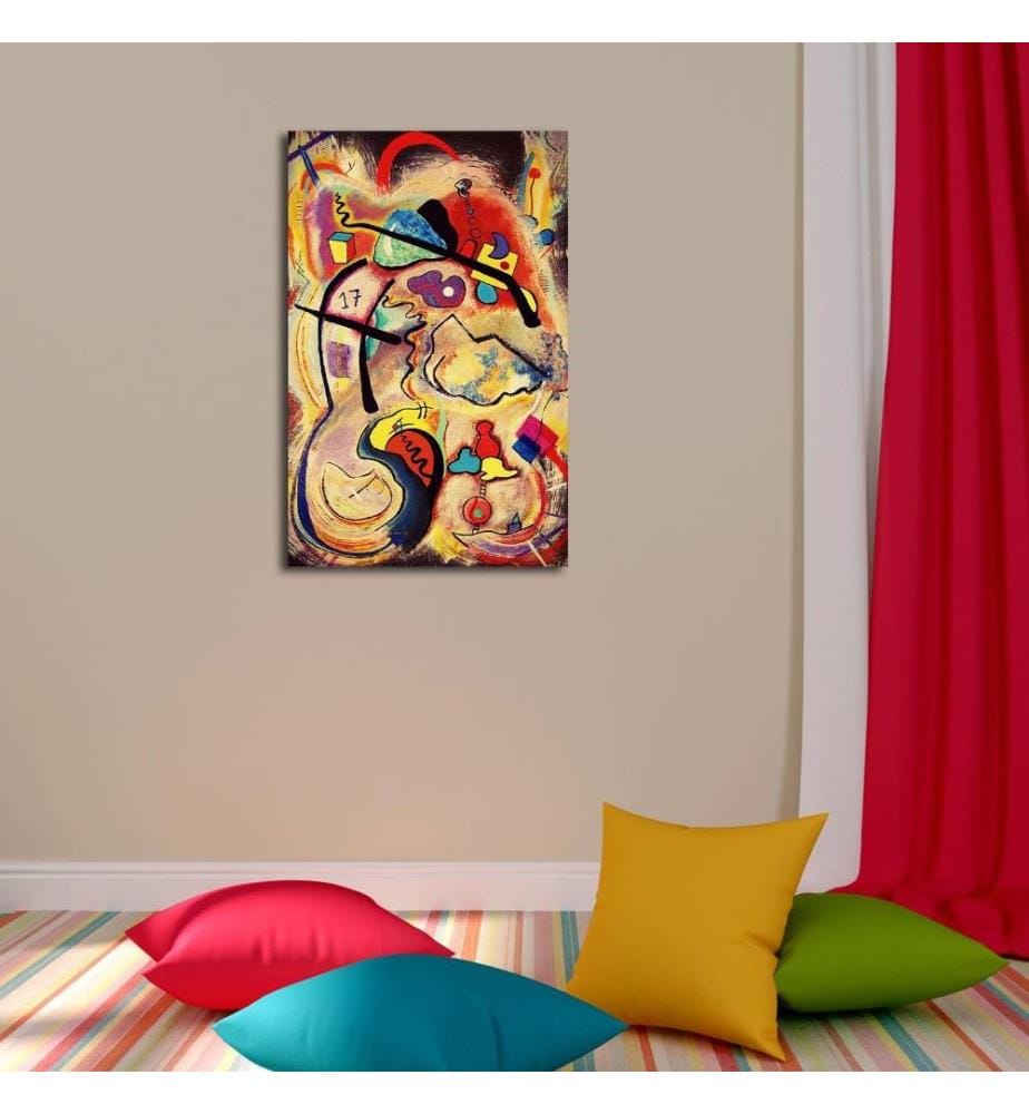 Dekorative Led beleuchtet Leinwand Gemälde, Multicolor, Wildleder Leinwand
