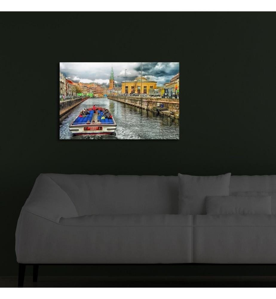 Dekorative Led beleuchtet Leinwand Gemälde, Multicolor, Wildleder Leinwand