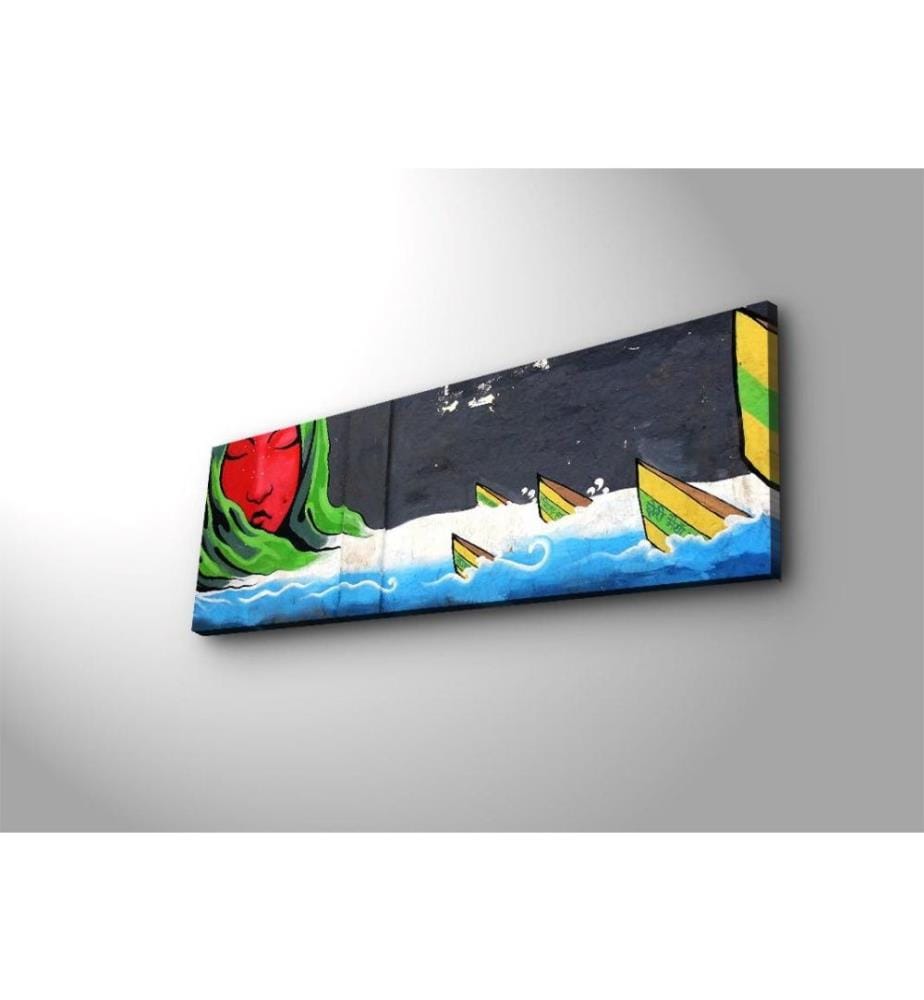Dekorative Led beleuchtet Leinwand Gemälde, Multicolor, Wildleder Leinwand