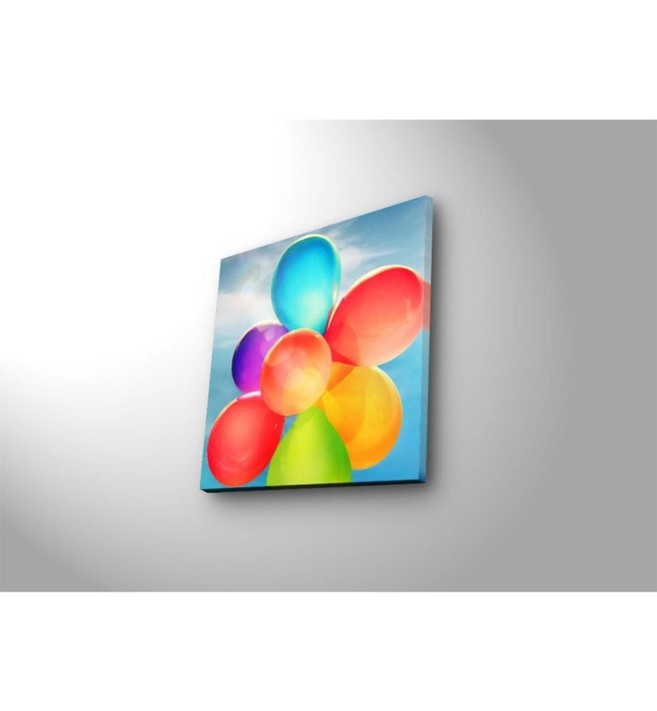 Dekorative Led beleuchtet Leinwand Gemälde, Multicolor, Wildleder Leinwand