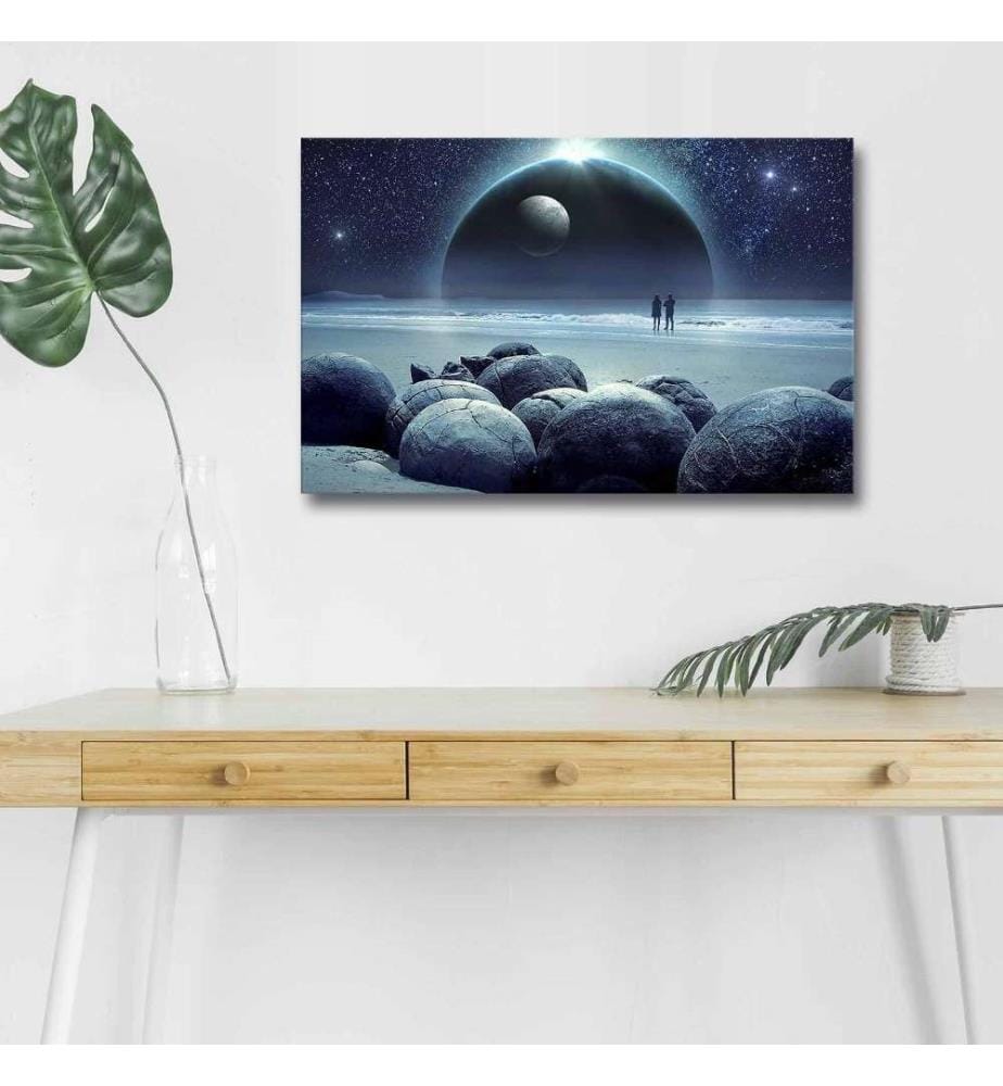 Dekorative Led beleuchtet Leinwand Gemälde, Multicolor, Wildleder Leinwand