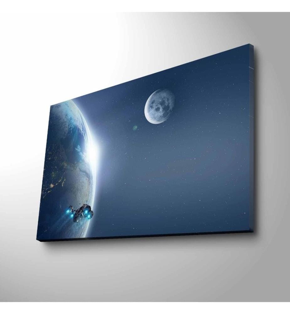Dekorative Led beleuchtet Leinwand Gemälde, Multicolor, Wildleder Leinwand