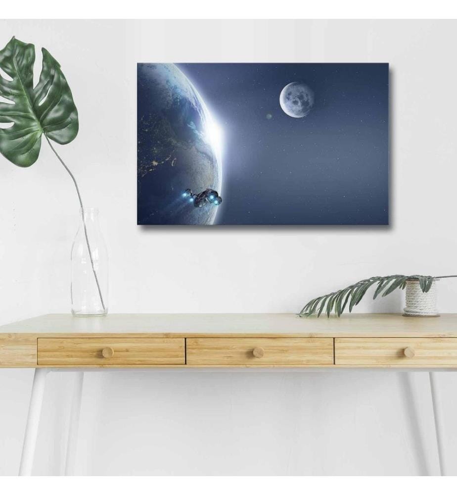 Dekorative Led beleuchtet Leinwand Gemälde, Multicolor, Wildleder Leinwand