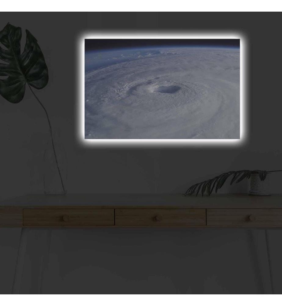 Dekorative Led beleuchtet Leinwand Gemälde, Multicolor, Wildleder Leinwand
