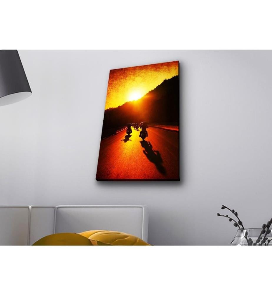 Dekorative Led beleuchtet Leinwand Gemälde, Multicolor, Wildleder Leinwand