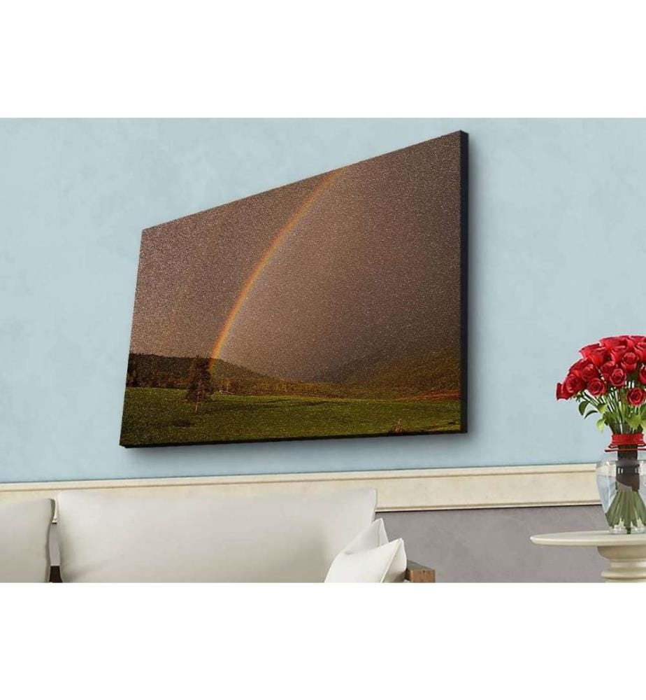 Dekorative Led beleuchtet Leinwand Gemälde, Multicolor, Wildleder Leinwand