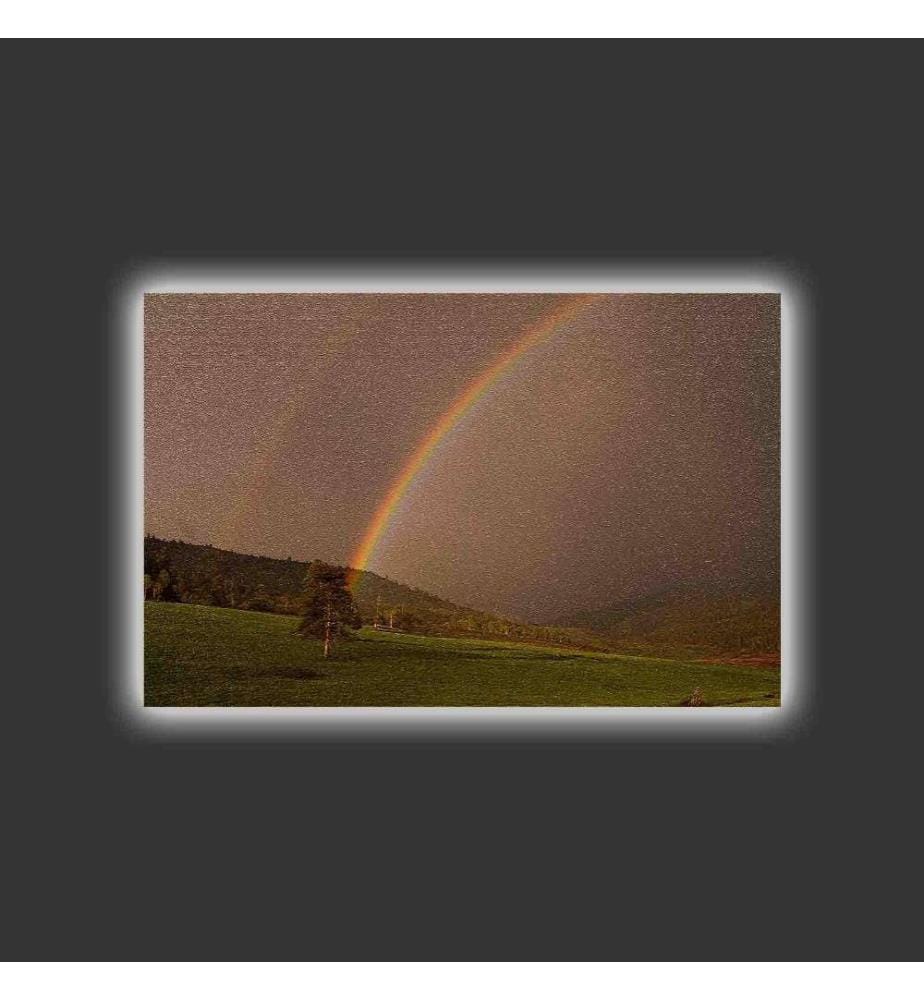 Dekorative Led beleuchtet Leinwand Gemälde, Multicolor, Wildleder Leinwand
