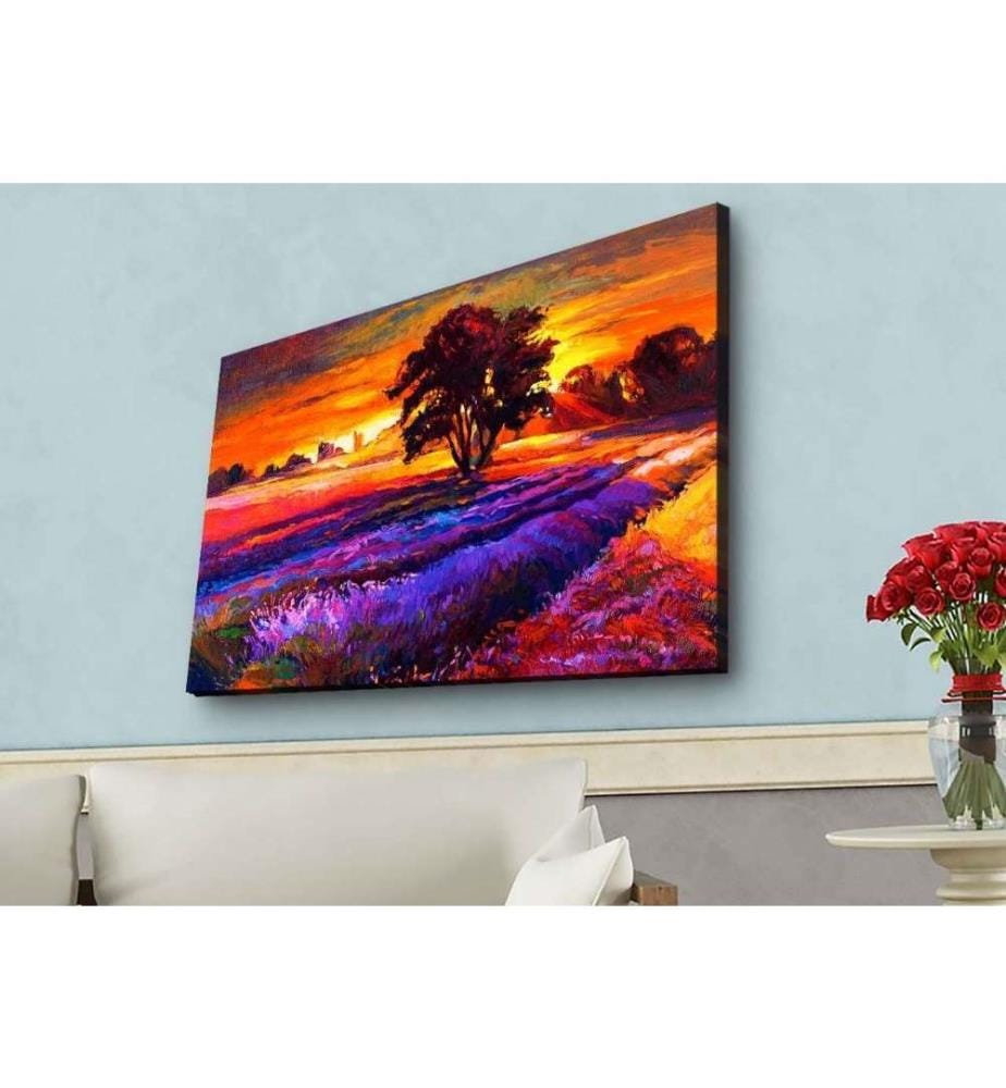 Dekorative Led beleuchtet Leinwand Gemälde, Multicolor, Wildleder Leinwand