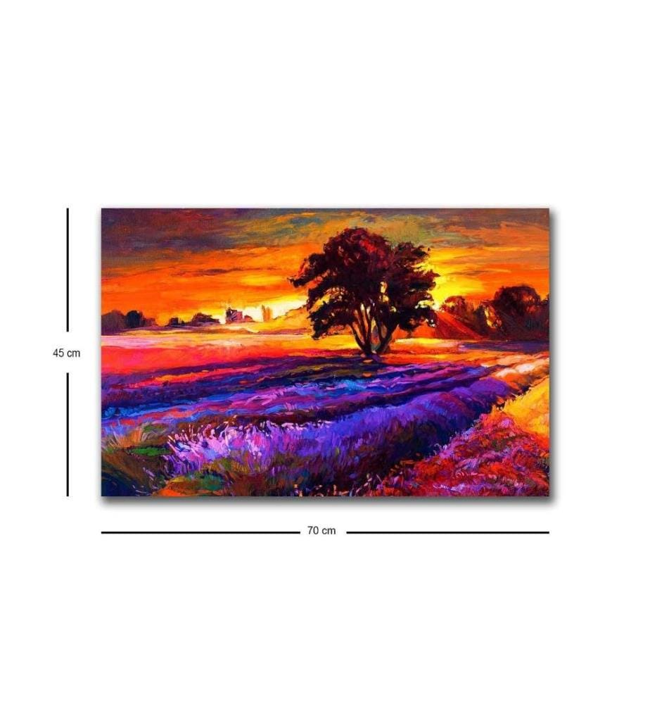 Dekorative Led beleuchtet Leinwand Gemälde, Multicolor, Wildleder Leinwand