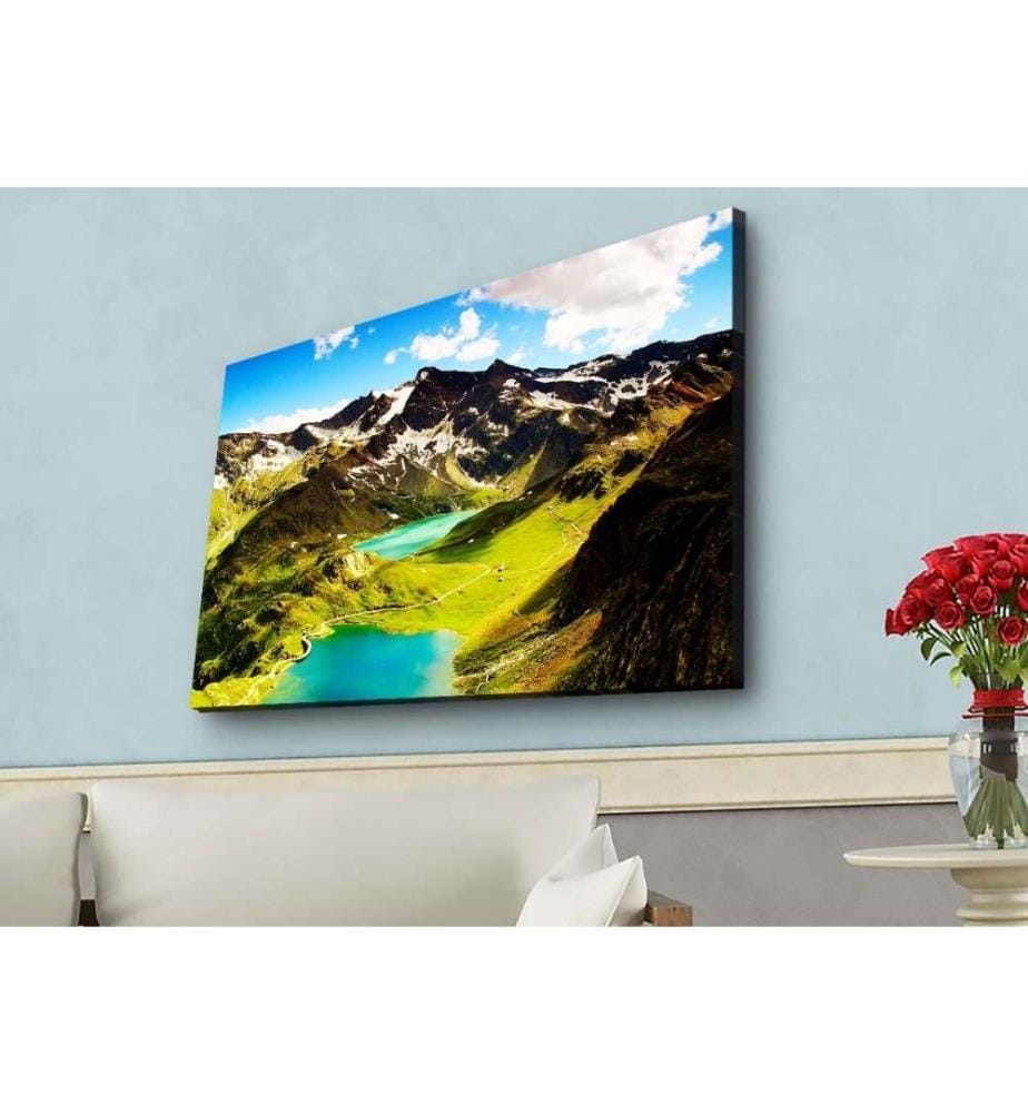 Dekorative Led beleuchtet Leinwand Gemälde, Multicolor, Wildleder Leinwand