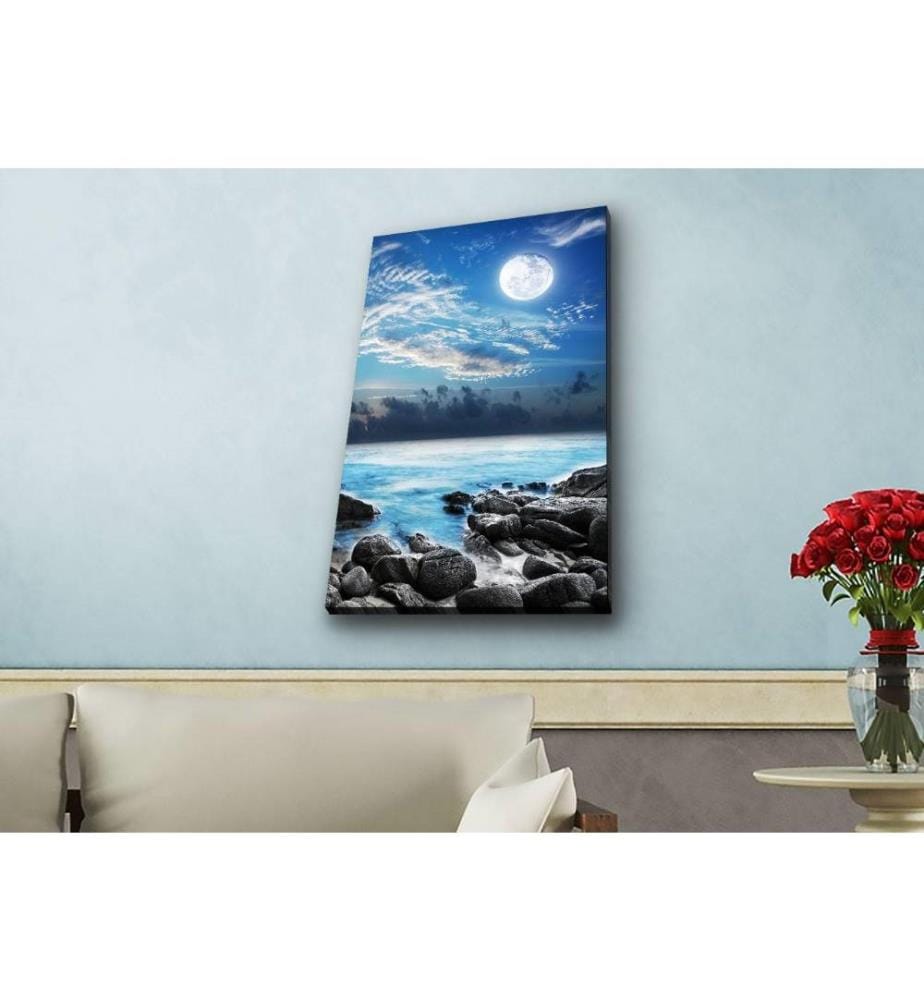 Dekorative Led beleuchtet Leinwand Gemälde, Multicolor, Wildleder Leinwand