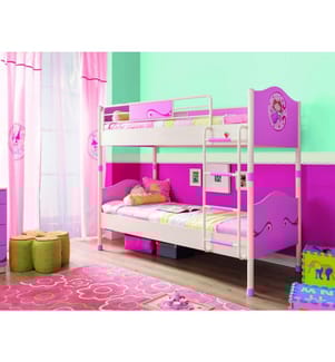 Etagenbett, Multicolor, Melaminbeschichtete Spanplatte