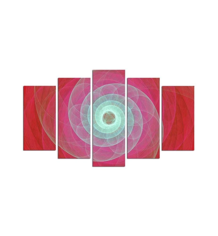 Dekorative MDF-Malerei, 5 Stück, Multicolor, Mdf